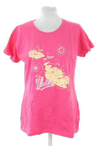 Koszulka różowa wzorek