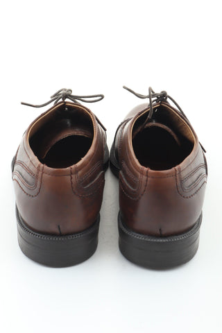 Pantofle brązowe skóra - fajneciuchy24.pl